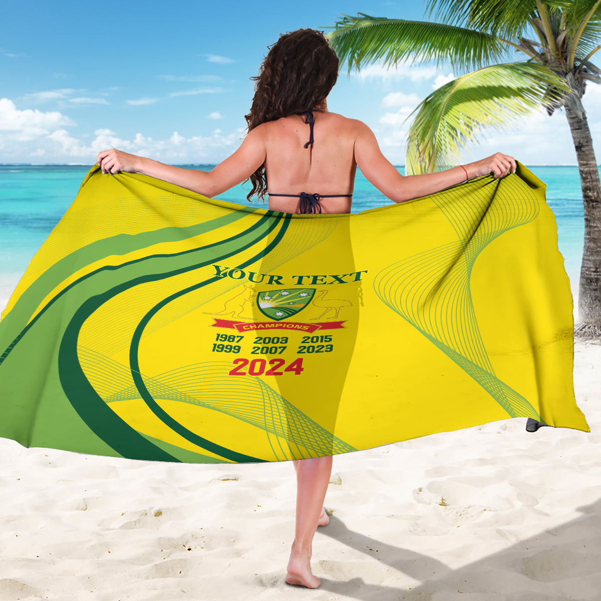 Australia Cricket World Cup 2024 Sarong Aussie Make Champions