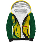 Australia Cricket World Cup 2024 Sherpa Hoodie Aussie Make Champions