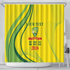 Australia Cricket World Cup 2024 Shower Curtain Aussie Make Champions