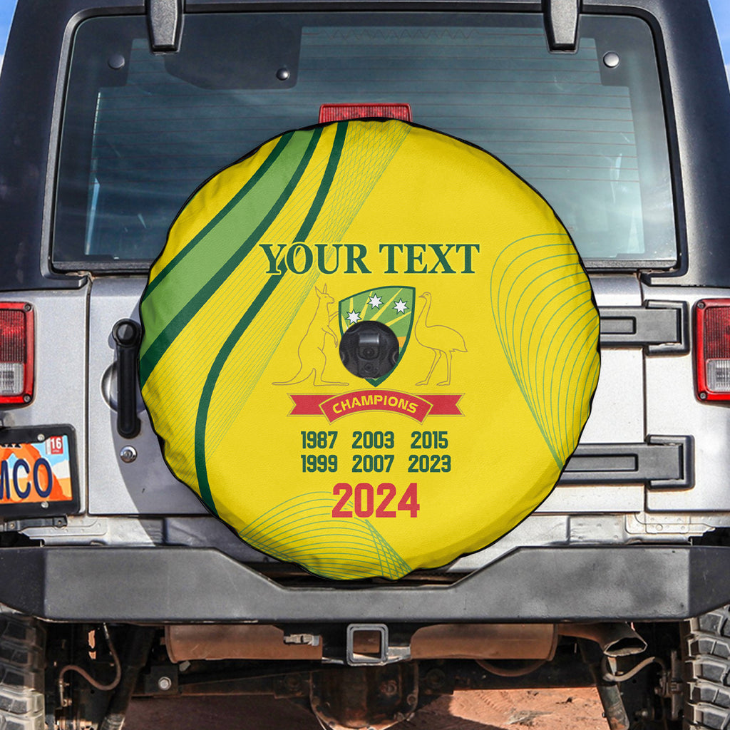 Australia Cricket World Cup 2024 Spare Tire Cover Aussie Make Champions