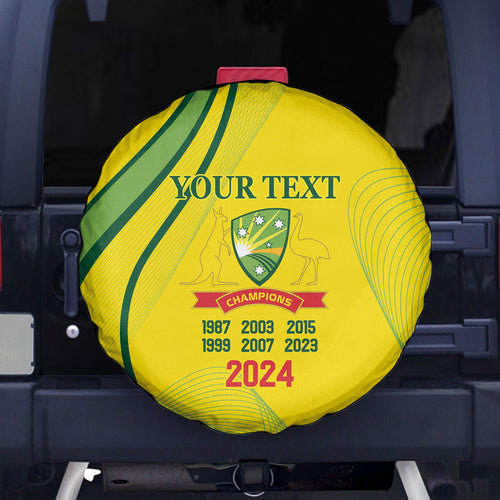 Australia Cricket World Cup 2024 Spare Tire Cover Aussie Make Champions