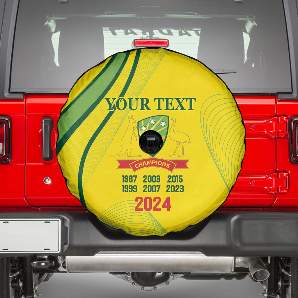 Australia Cricket World Cup 2024 Spare Tire Cover Aussie Make Champions