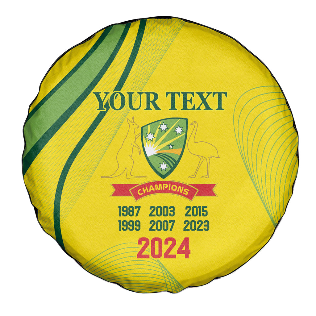 Australia Cricket World Cup 2024 Spare Tire Cover Aussie Make Champions
