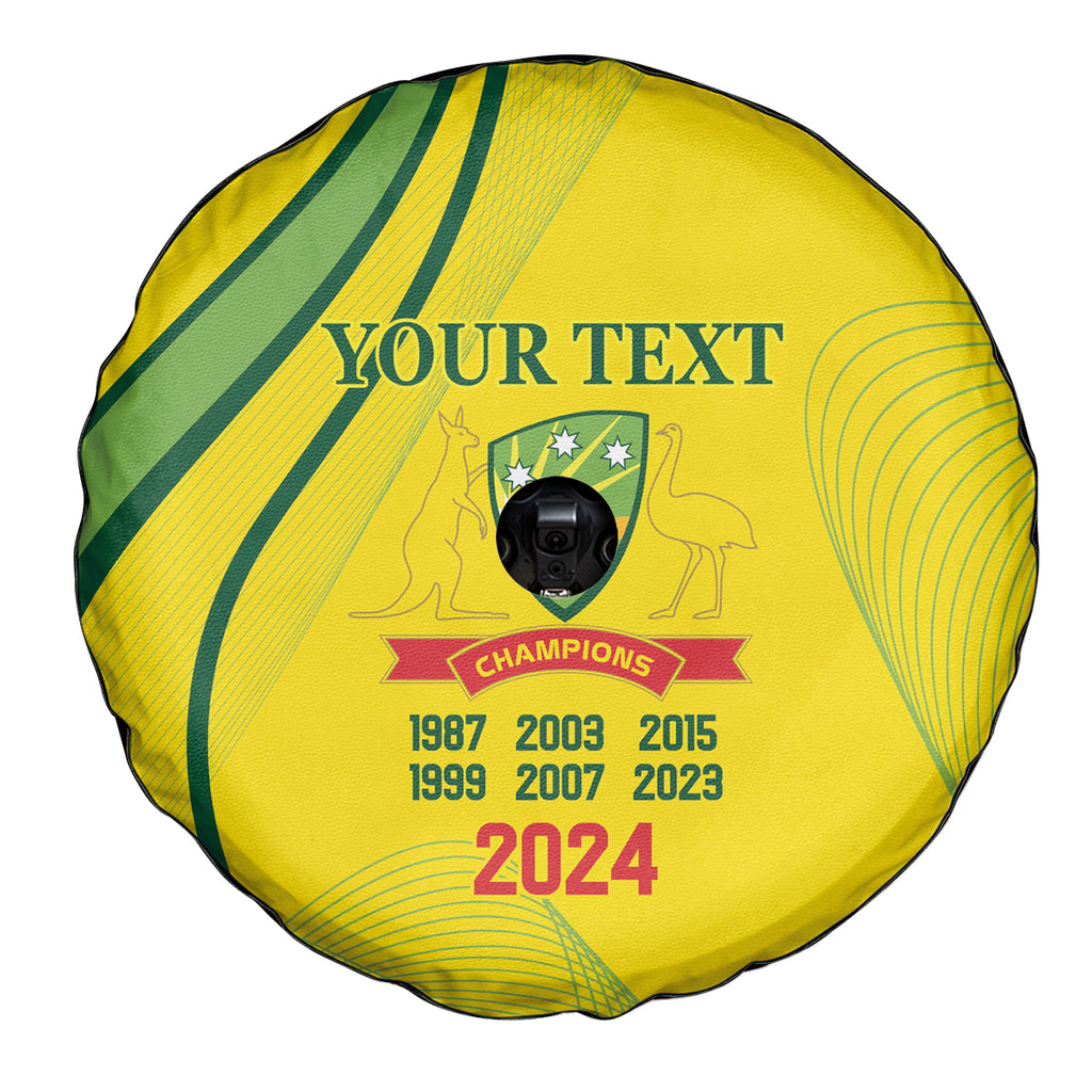Australia Cricket World Cup 2024 Spare Tire Cover Aussie Make Champions