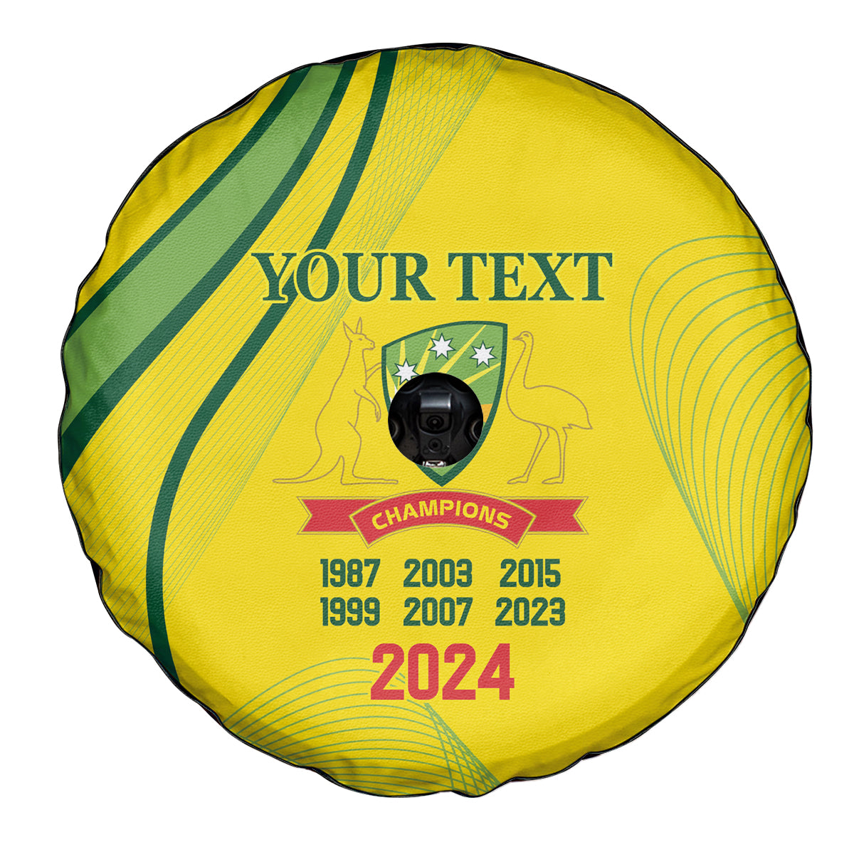 Australia Cricket World Cup 2024 Spare Tire Cover Aussie Make Champions