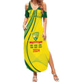 Australia Cricket World Cup 2024 Summer Maxi Dress Aussie Make Champions