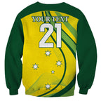 Australia Cricket World Cup 2024 Sweatshirt Aussie Make Champions