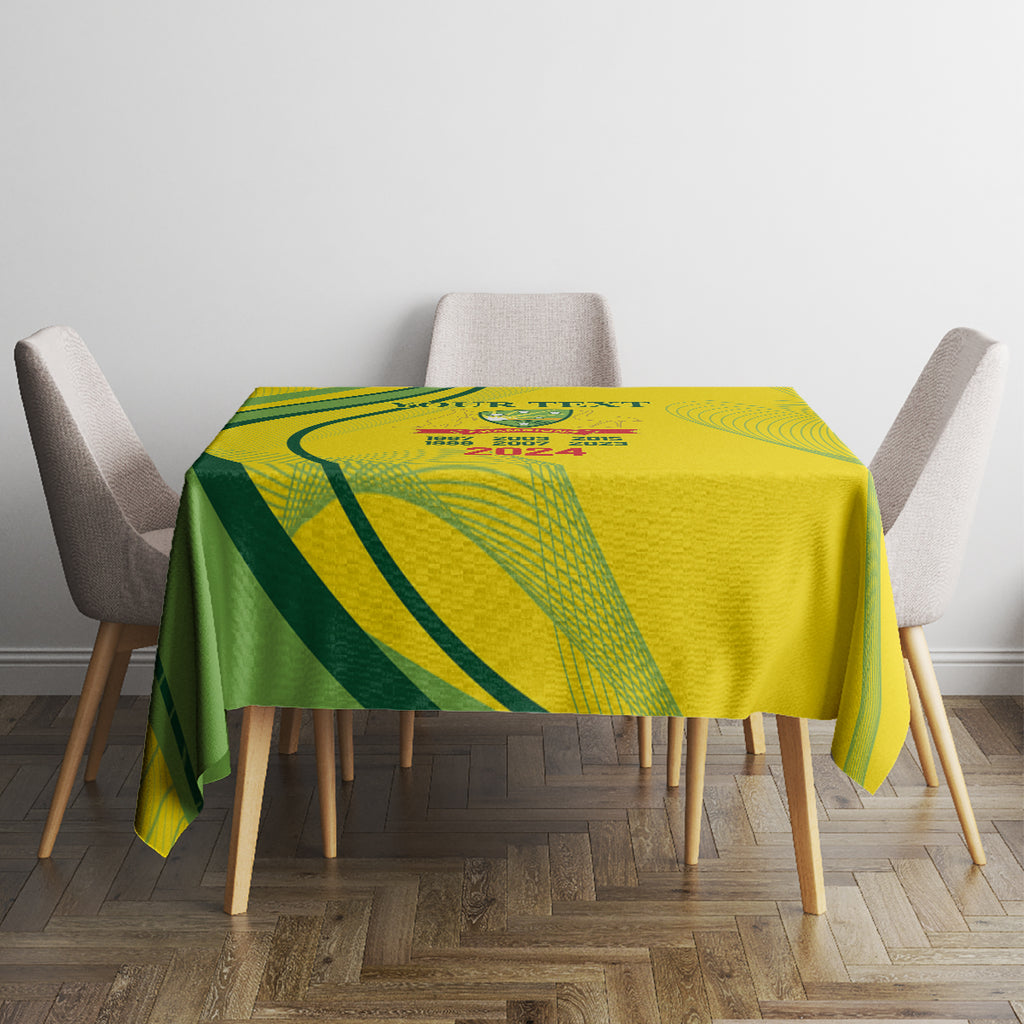 Australia Cricket World Cup 2024 Tablecloth Aussie Make Champions