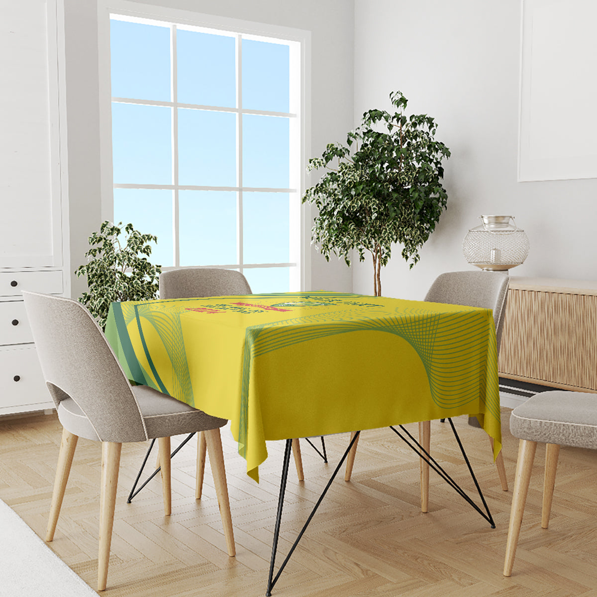 Australia Cricket World Cup 2024 Tablecloth Aussie Make Champions