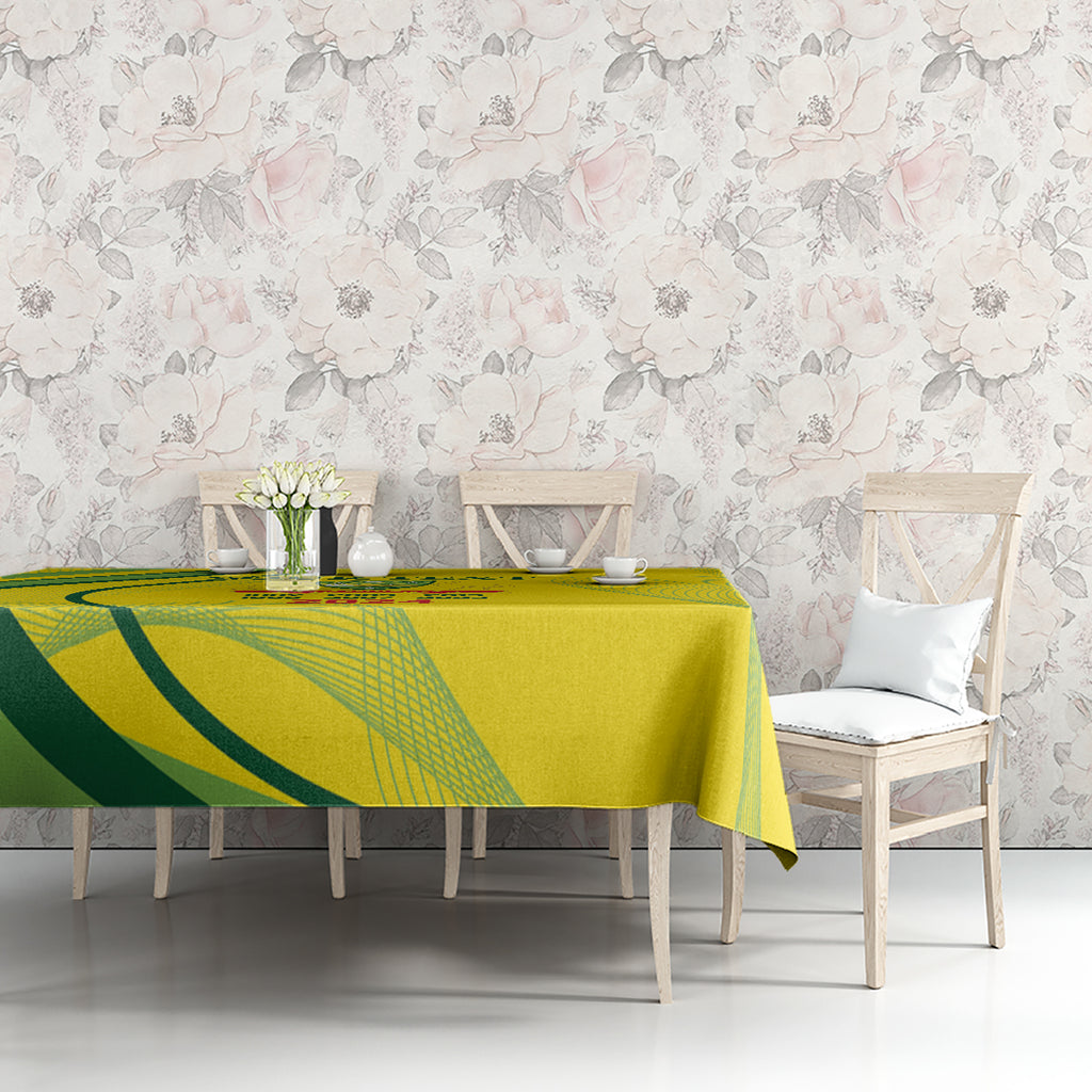 Australia Cricket World Cup 2024 Tablecloth Aussie Make Champions