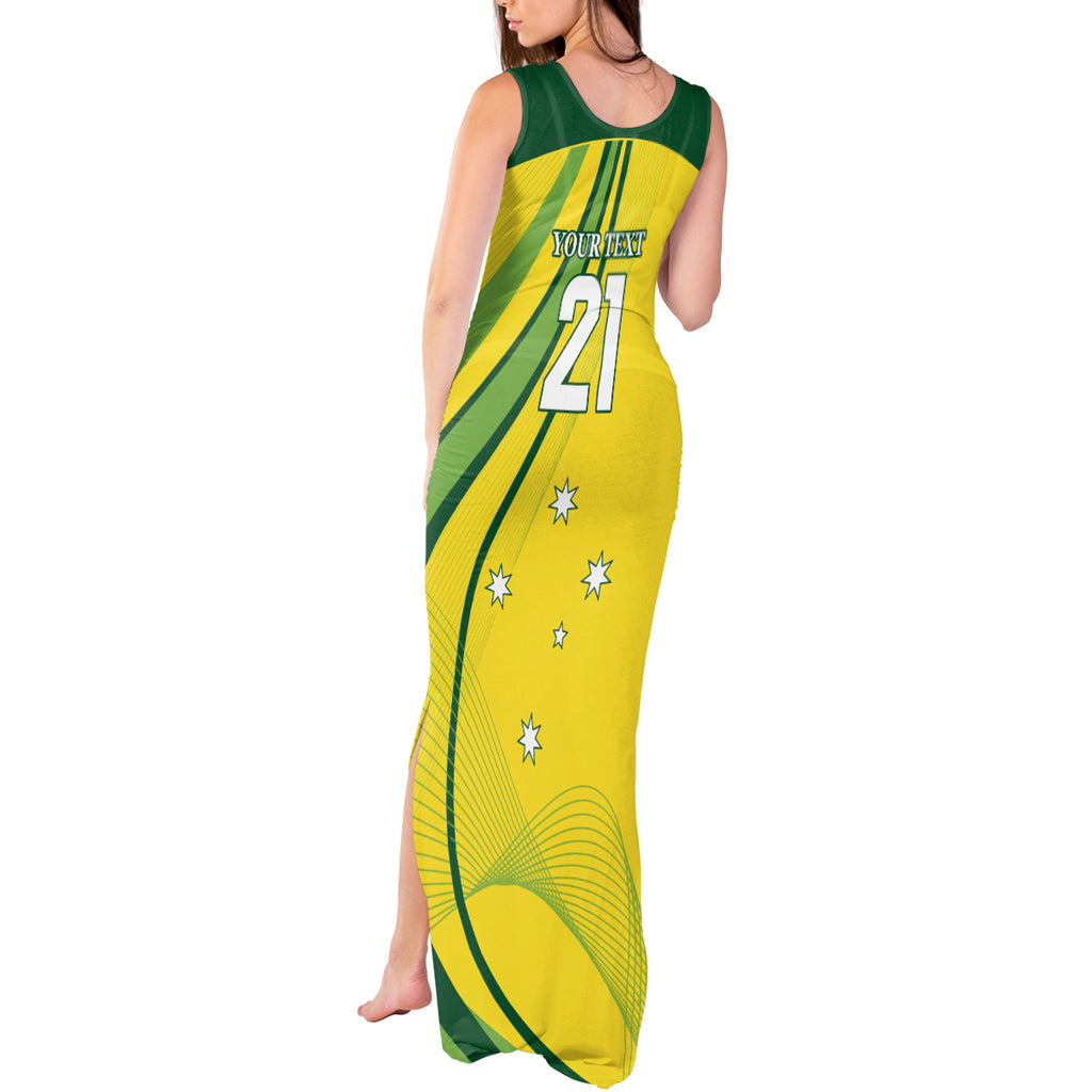 Australia Cricket World Cup 2024 Tank Maxi Dress Aussie Make Champions