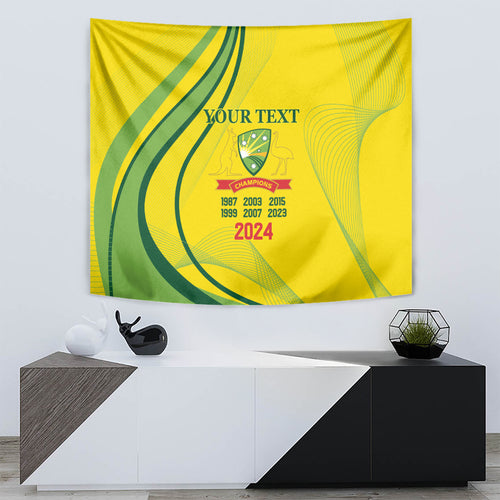 Australia Cricket World Cup 2024 Tapestry Aussie Make Champions