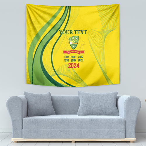 Australia Cricket World Cup 2024 Tapestry Aussie Make Champions