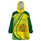 Australia Cricket World Cup 2024 Wearable Blanket Hoodie Aussie Make Champions
