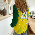 Australia Cricket World Cup 2024 Women Casual Shirt Aussie Make Champions