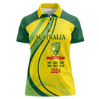 Australia Cricket World Cup 2024 Women Polo Shirt Aussie Make Champions