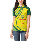 Australia Cricket World Cup 2024 Women Polo Shirt Aussie Make Champions