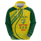 Australia Cricket World Cup 2024 Zip Hoodie Aussie Make Champions