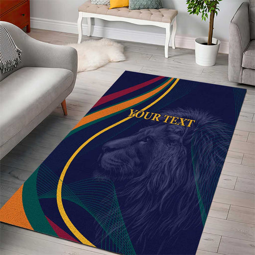 Custom Sri Lanka Cricket Area Rug Shri Lanka Jathika Crikat Kandayama