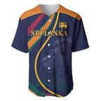 Custom Sri Lanka Cricket Baseball Jersey Shri Lanka Jathika Crikat Kandayama