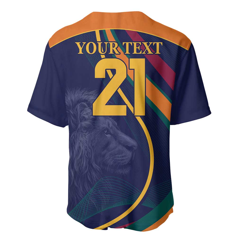 Custom Sri Lanka Cricket Baseball Jersey Shri Lanka Jathika Crikat Kandayama