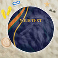 Custom Sri Lanka Cricket Beach Blanket Shri Lanka Jathika Crikat Kandayama