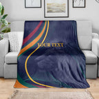Custom Sri Lanka Cricket Blanket Shri Lanka Jathika Crikat Kandayama