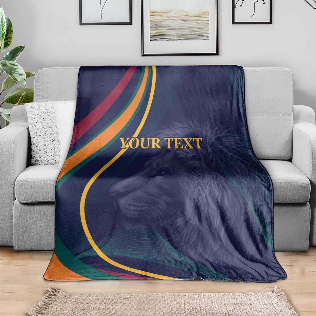 Custom Sri Lanka Cricket Blanket Shri Lanka Jathika Crikat Kandayama
