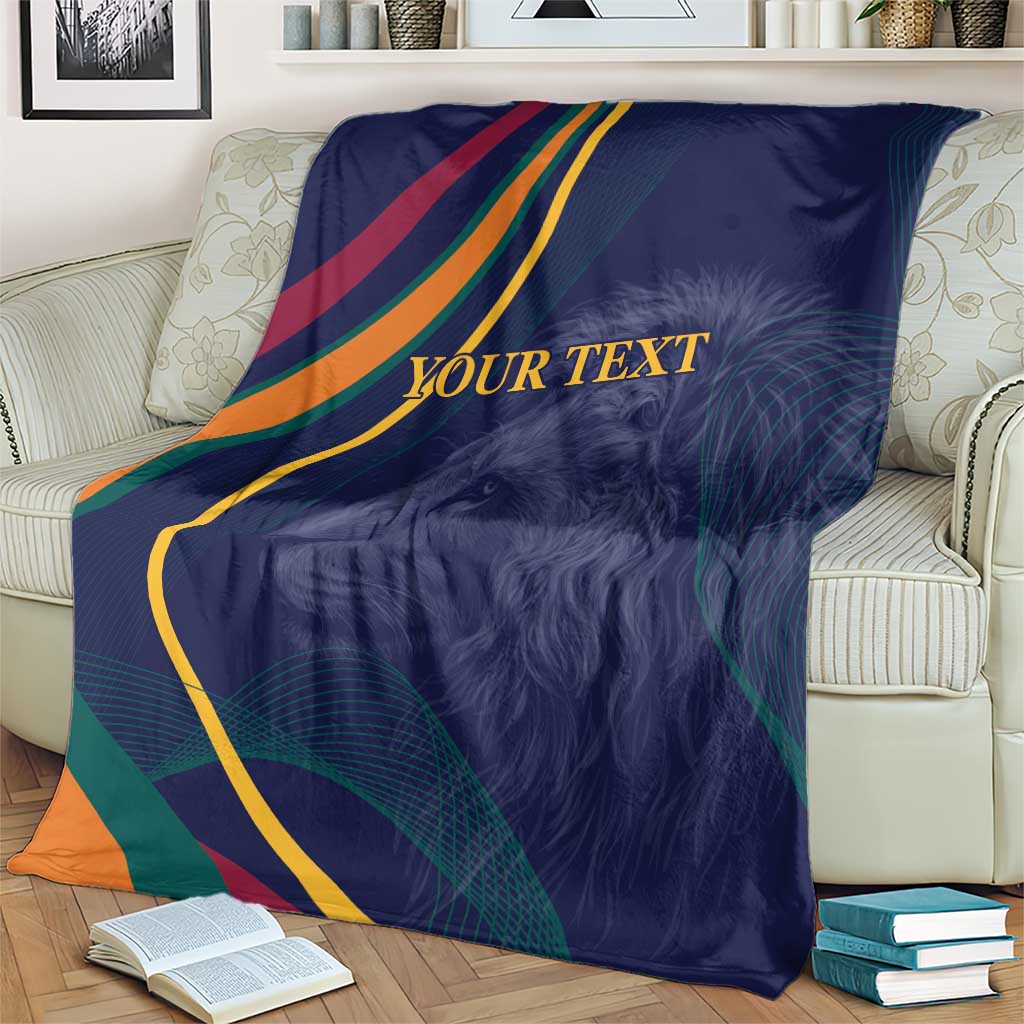 Custom Sri Lanka Cricket Blanket Shri Lanka Jathika Crikat Kandayama