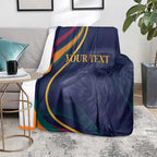 Custom Sri Lanka Cricket Blanket Shri Lanka Jathika Crikat Kandayama