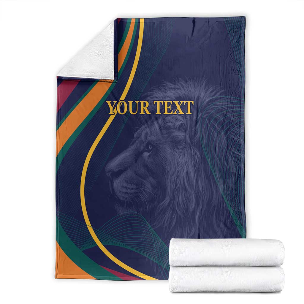 Custom Sri Lanka Cricket Blanket Shri Lanka Jathika Crikat Kandayama