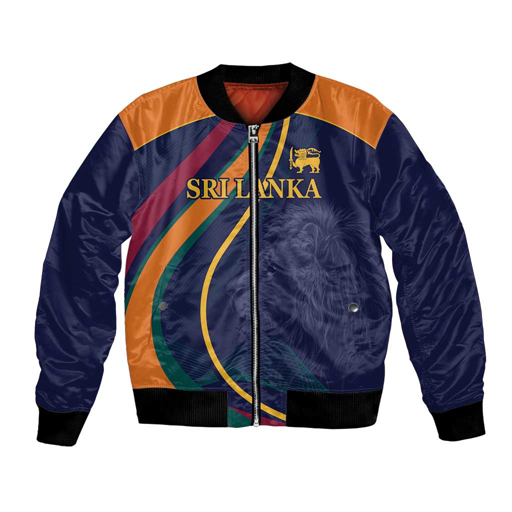 Custom Sri Lanka Cricket Bomber Jacket Shri Lanka Jathika Crikat Kandayama