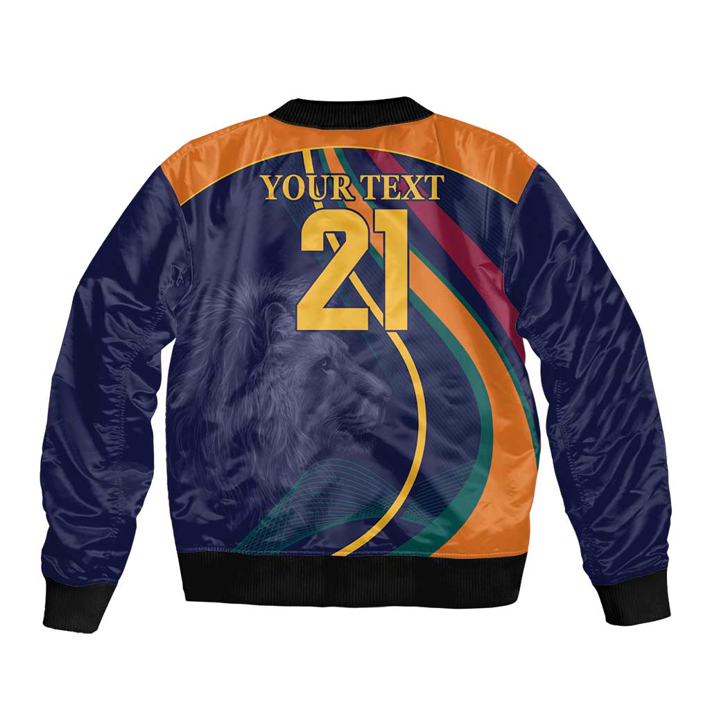Custom Sri Lanka Cricket Bomber Jacket Shri Lanka Jathika Crikat Kandayama