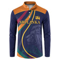 Custom Sri Lanka Cricket Button Sweatshirt Shri Lanka Jathika Crikat Kandayama