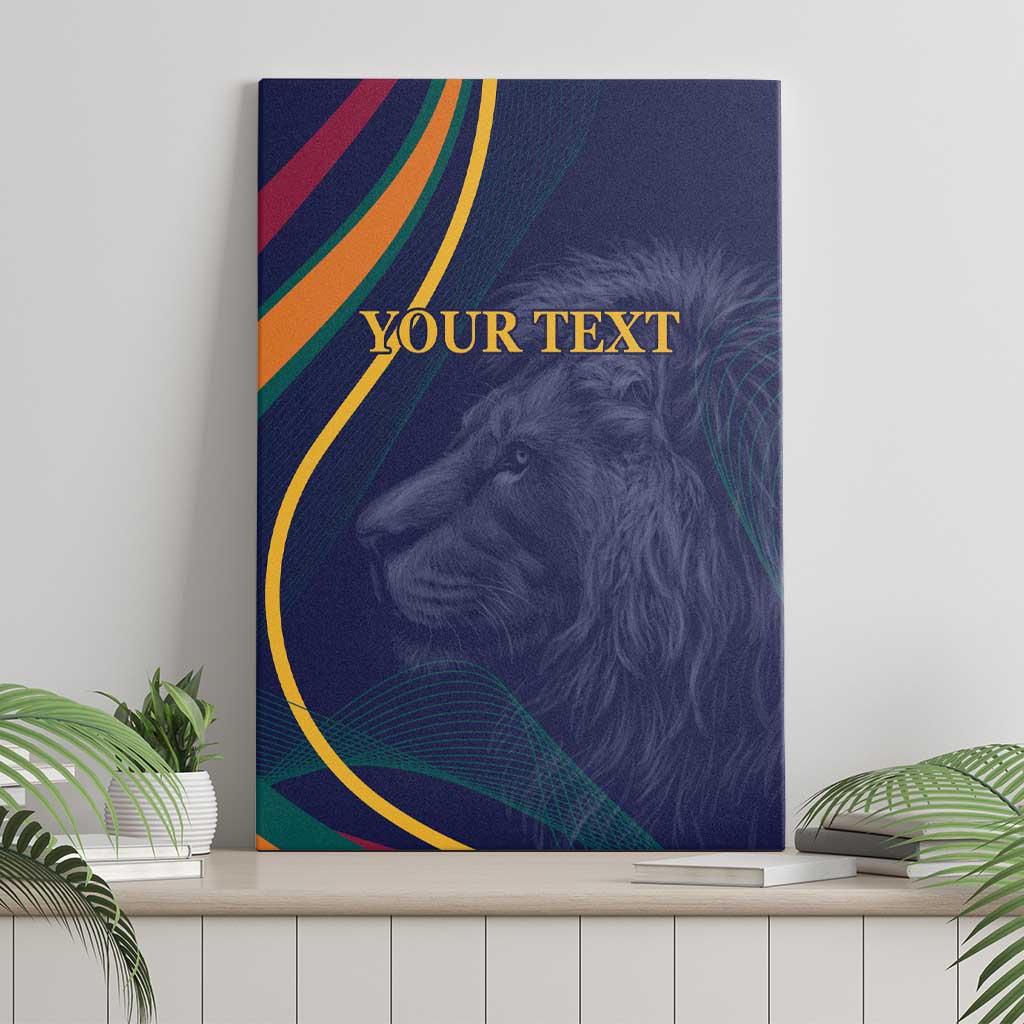 Custom Sri Lanka Cricket Canvas Wall Art Shri Lanka Jathika Crikat Kandayama