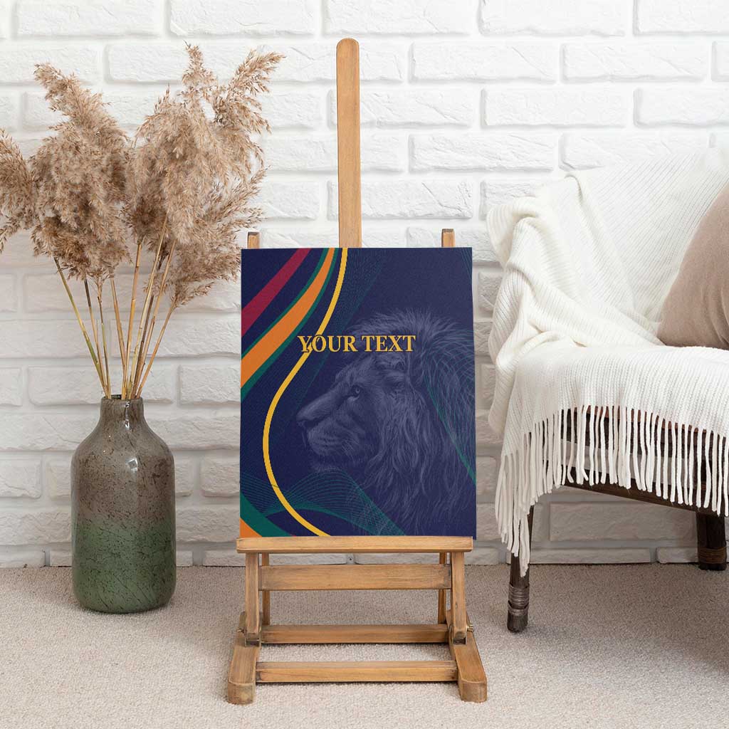 Custom Sri Lanka Cricket Canvas Wall Art Shri Lanka Jathika Crikat Kandayama