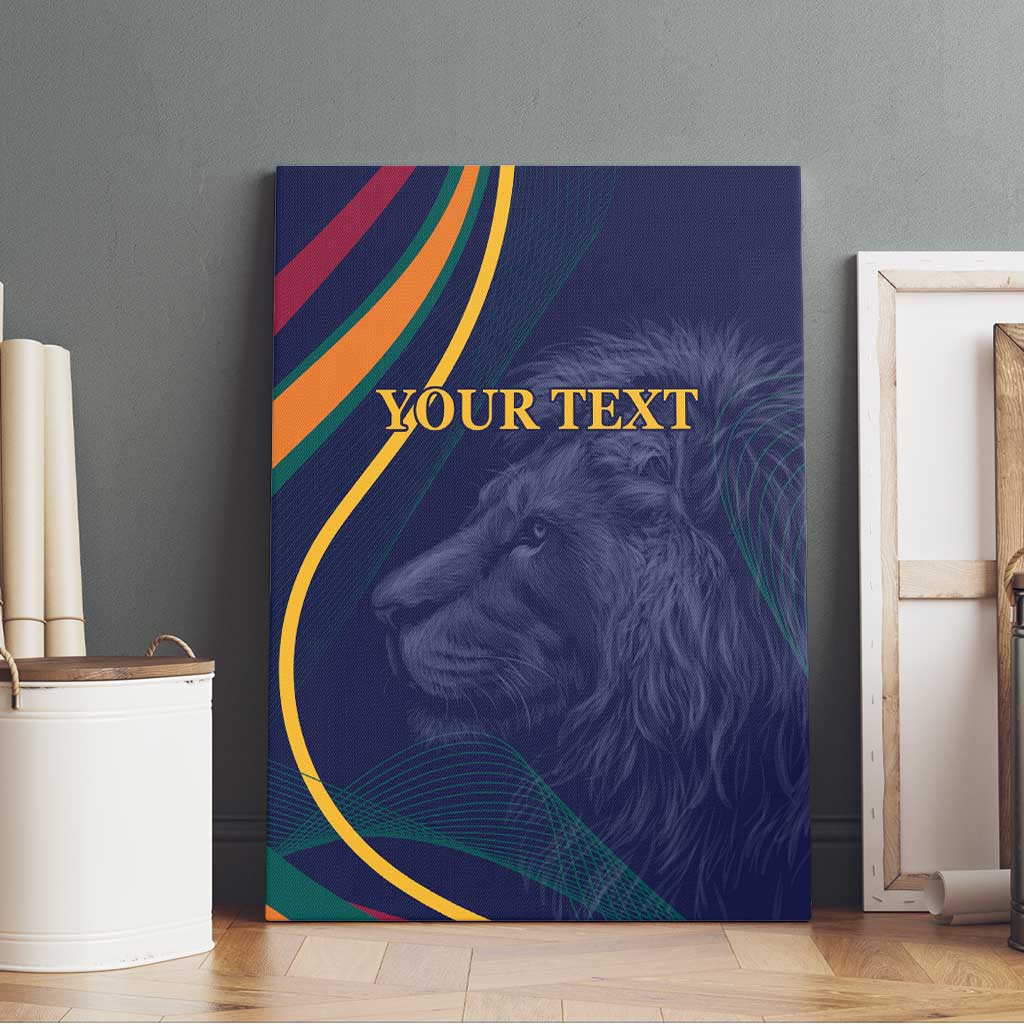 Custom Sri Lanka Cricket Canvas Wall Art Shri Lanka Jathika Crikat Kandayama