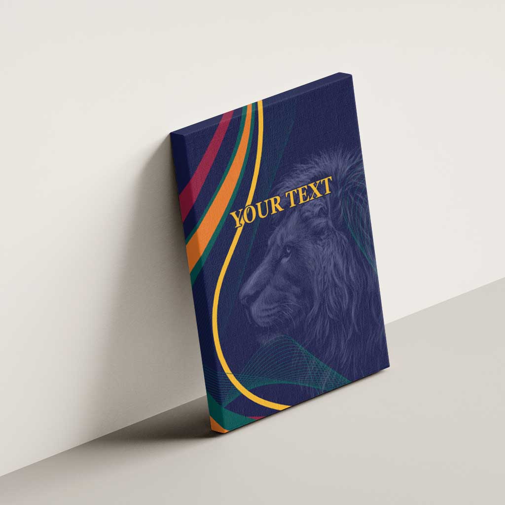 Custom Sri Lanka Cricket Canvas Wall Art Shri Lanka Jathika Crikat Kandayama