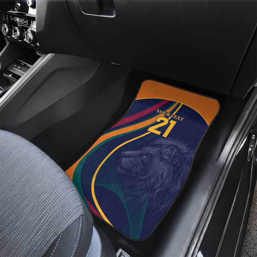 Custom Sri Lanka Cricket Car Mats Shri Lanka Jathika Crikat Kandayama