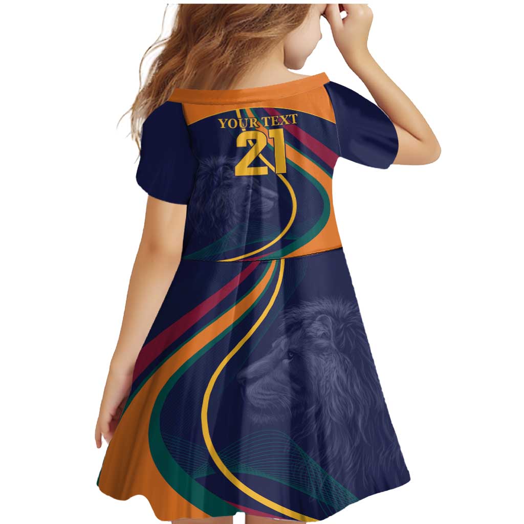 Custom Sri Lanka Cricket Family Matching Mermaid Dress and Hawaiian Shirt Shri Lanka Jathika Crikat Kandayama
