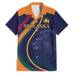 Custom Sri Lanka Cricket Family Matching Mermaid Dress and Hawaiian Shirt Shri Lanka Jathika Crikat Kandayama