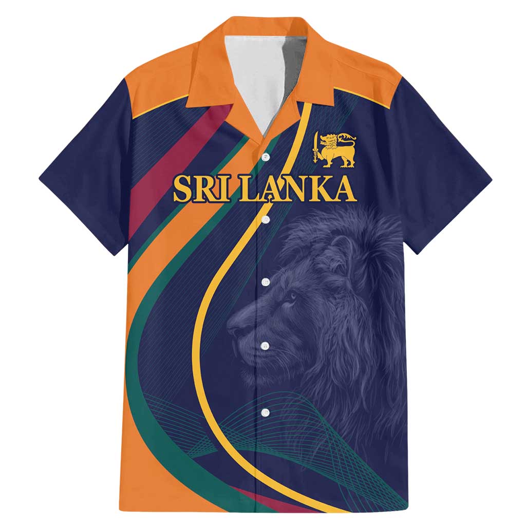 Custom Sri Lanka Cricket Family Matching Mermaid Dress and Hawaiian Shirt Shri Lanka Jathika Crikat Kandayama