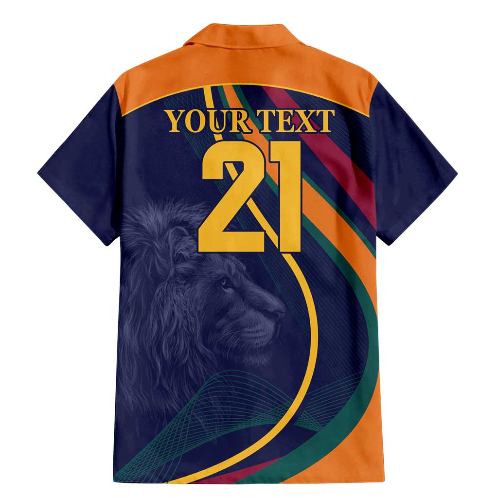 Custom Sri Lanka Cricket Family Matching Mermaid Dress and Hawaiian Shirt Shri Lanka Jathika Crikat Kandayama