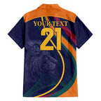 Custom Sri Lanka Cricket Family Matching Off Shoulder Maxi Dress and Hawaiian Shirt Shri Lanka Jathika Crikat Kandayama