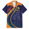 Custom Sri Lanka Cricket Family Matching Puletasi and Hawaiian Shirt Shri Lanka Jathika Crikat Kandayama