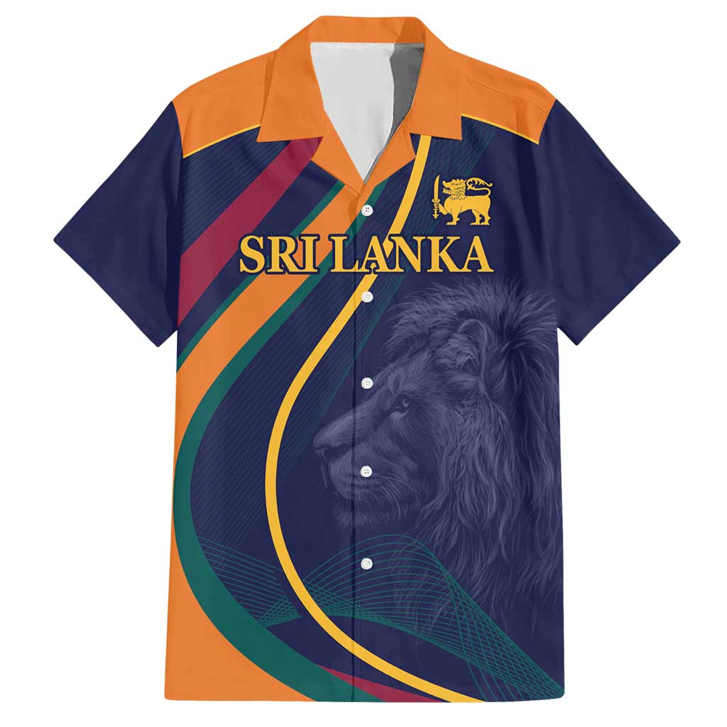 Custom Sri Lanka Cricket Family Matching Short Sleeve Bodycon Dress and Hawaiian Shirt Shri Lanka Jathika Crikat Kandayama