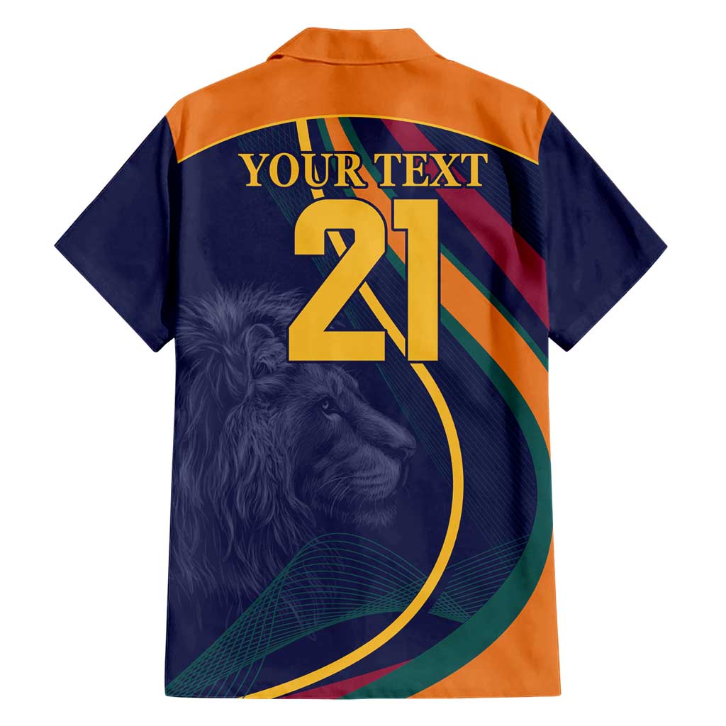 Custom Sri Lanka Cricket Family Matching Short Sleeve Bodycon Dress and Hawaiian Shirt Shri Lanka Jathika Crikat Kandayama