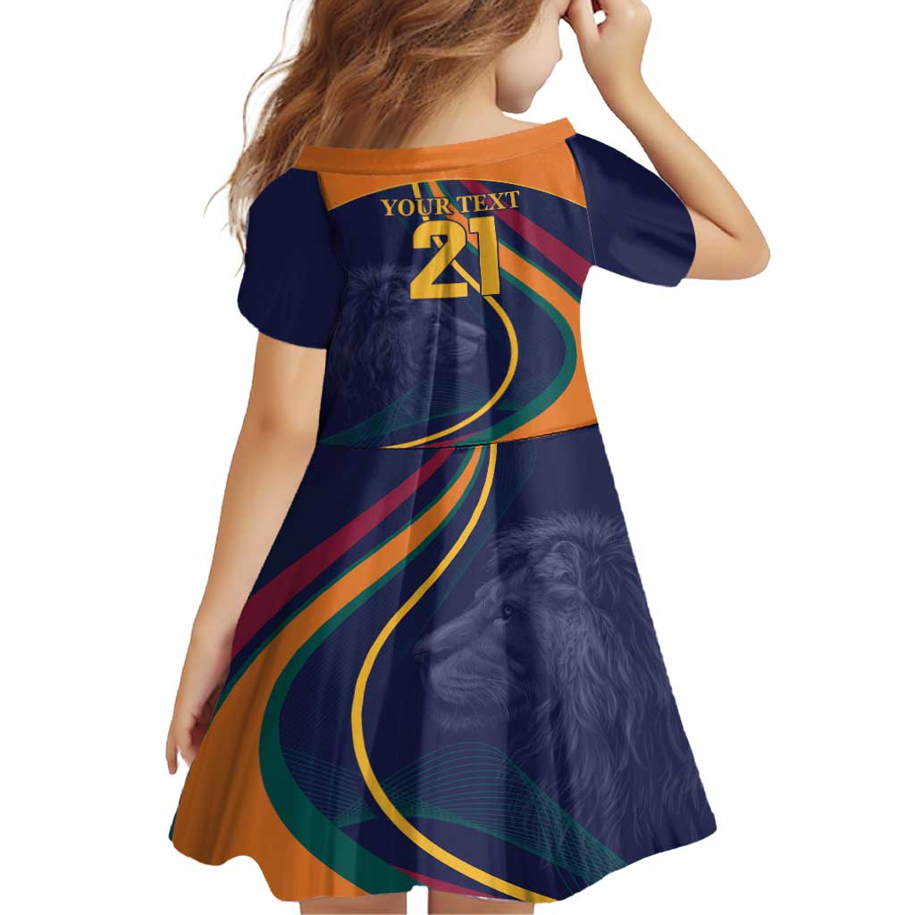 Custom Sri Lanka Cricket Family Matching Summer Maxi Dress and Hawaiian Shirt Shri Lanka Jathika Crikat Kandayama