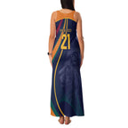 Custom Sri Lanka Cricket Family Matching Tank Maxi Dress and Hawaiian Shirt Shri Lanka Jathika Crikat Kandayama