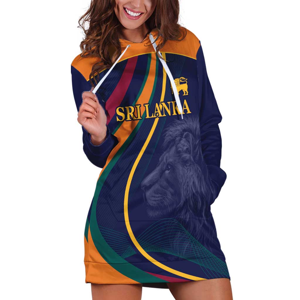 Custom Sri Lanka Cricket Hoodie Dress Shri Lanka Jathika Crikat Kandayama